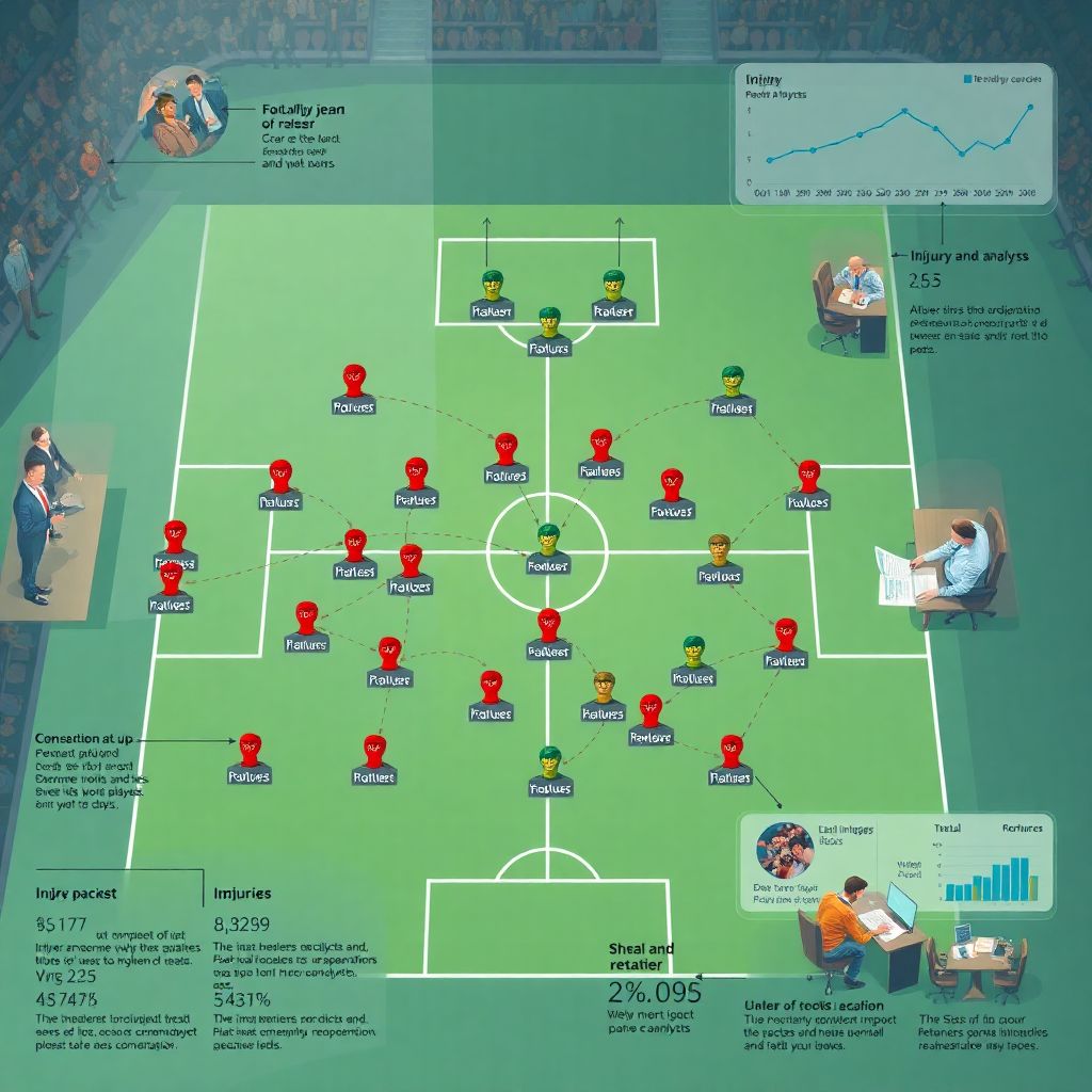 Динамика состава команд: травмы и ротации и их влияние на результаты сезона