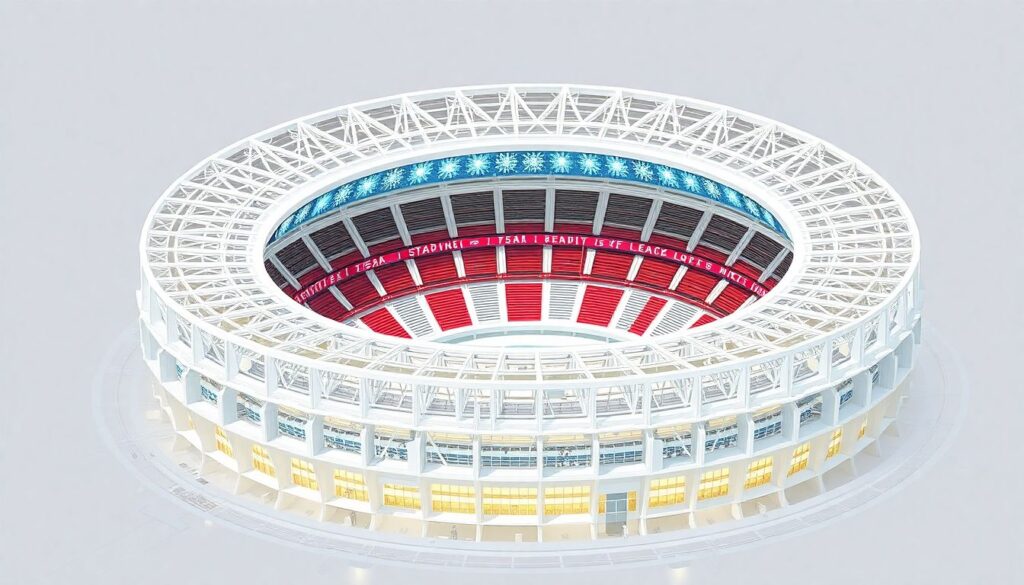 Инфраструктура стадионов: архитектура и инновации - иллюстрация