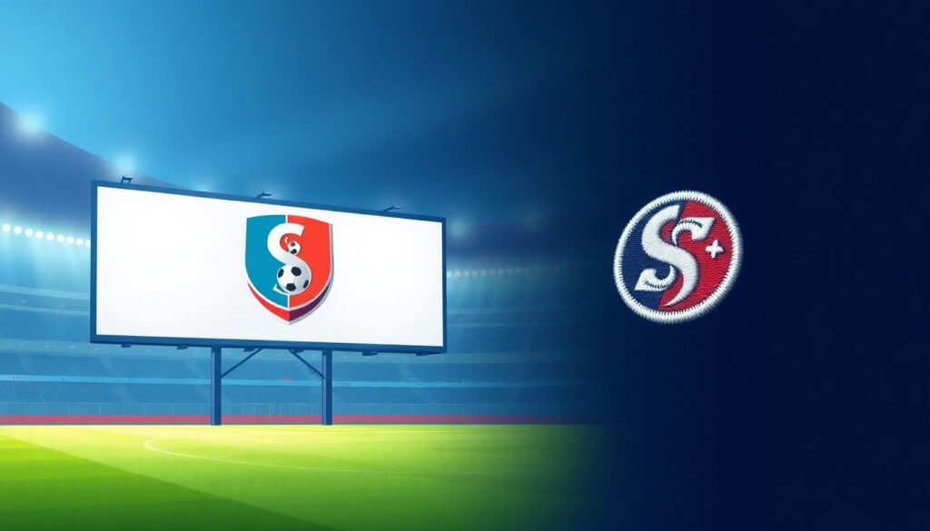 Футбольная символика: эмблемы и айдентика - иллюстрация