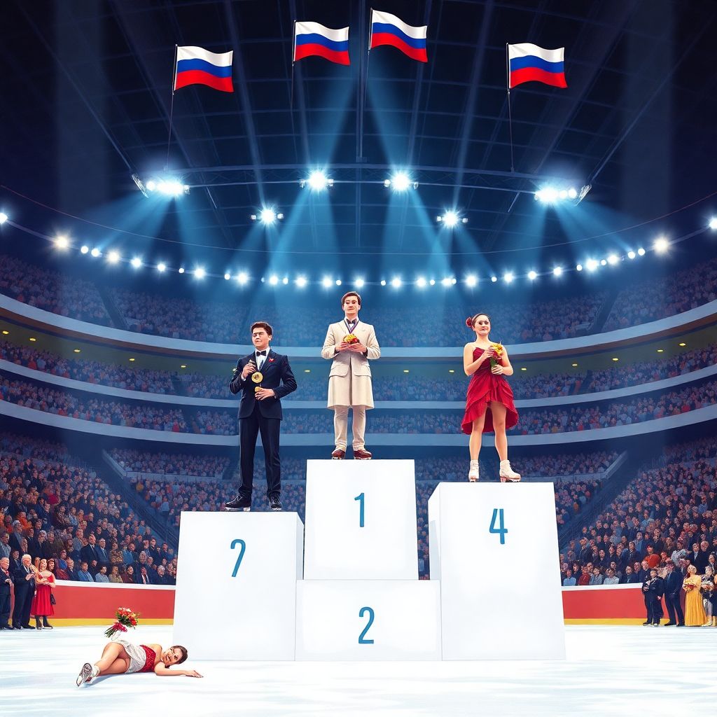 Фигуристы России и золотой покер на чемпионате Европы‑1997 в Париже