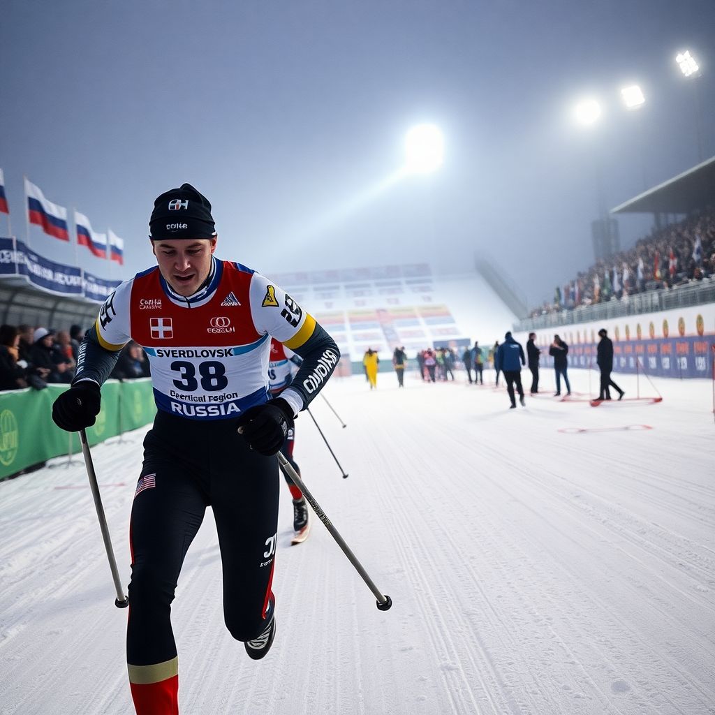 Бажин снова лучший в сингл-миксте: биатлонист из Свердловска защитил титул